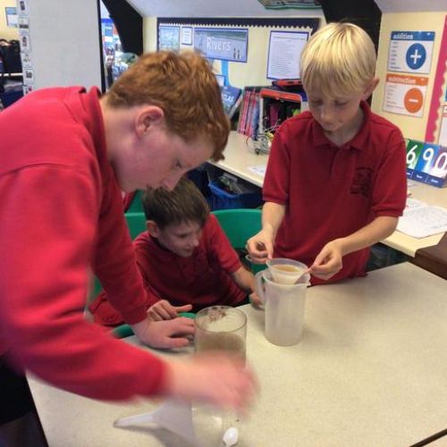 We loved investigating which materials make the best filter for separating mixtures.