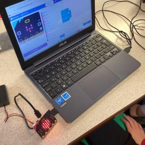 We have had a great time handling data using the Microbits in computing!