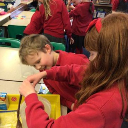 We had a lot of fun creating the human digestive system using our science learning!