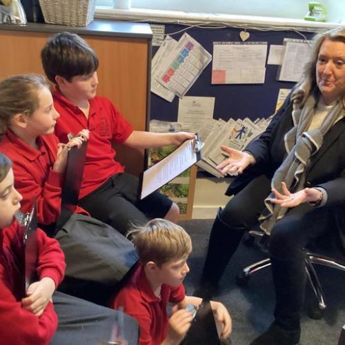 A visit from Sarah Dines MP