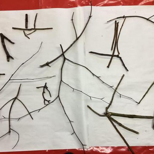 Stick people inspired my the artist Chris Kenny