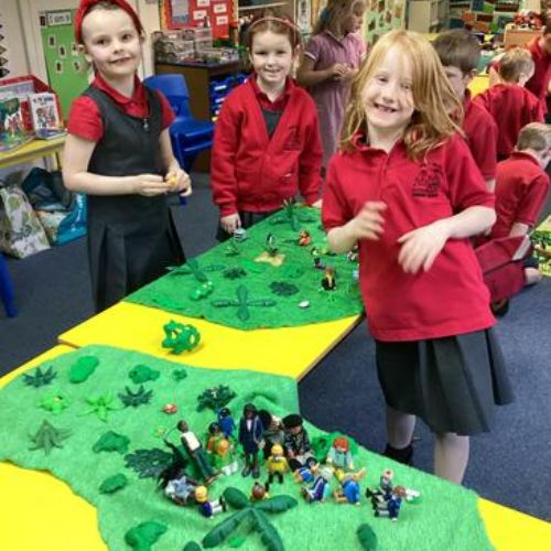Using small world to recreate Bible stories
